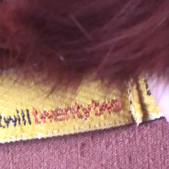 Twill Twenty Two Brown Jacket With Rabbit Fur - Picture 10 of 16